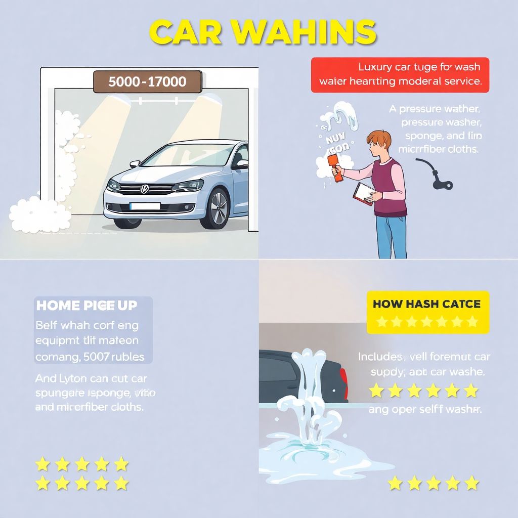 Как экономить на мойке автомобиля.