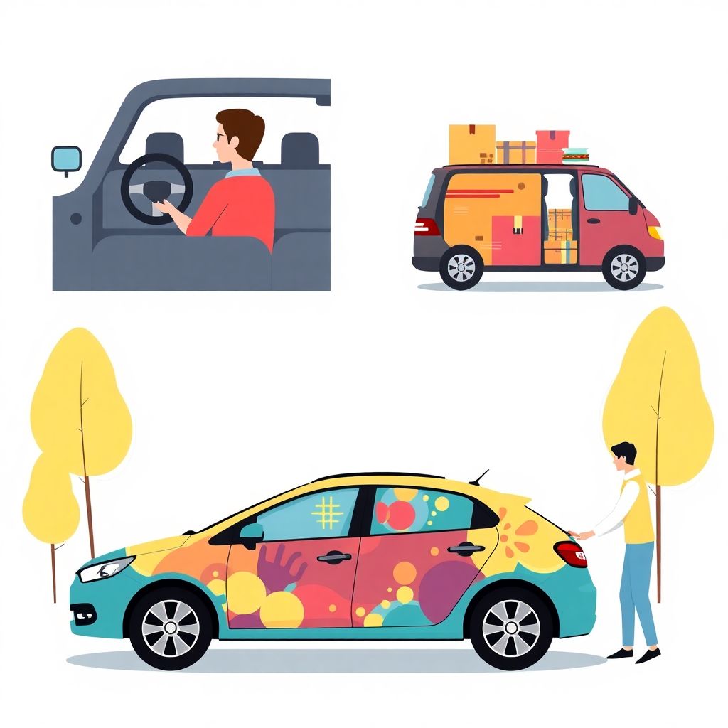 Как заработать на своем автомобиле: от такси до оклейки рекламой.