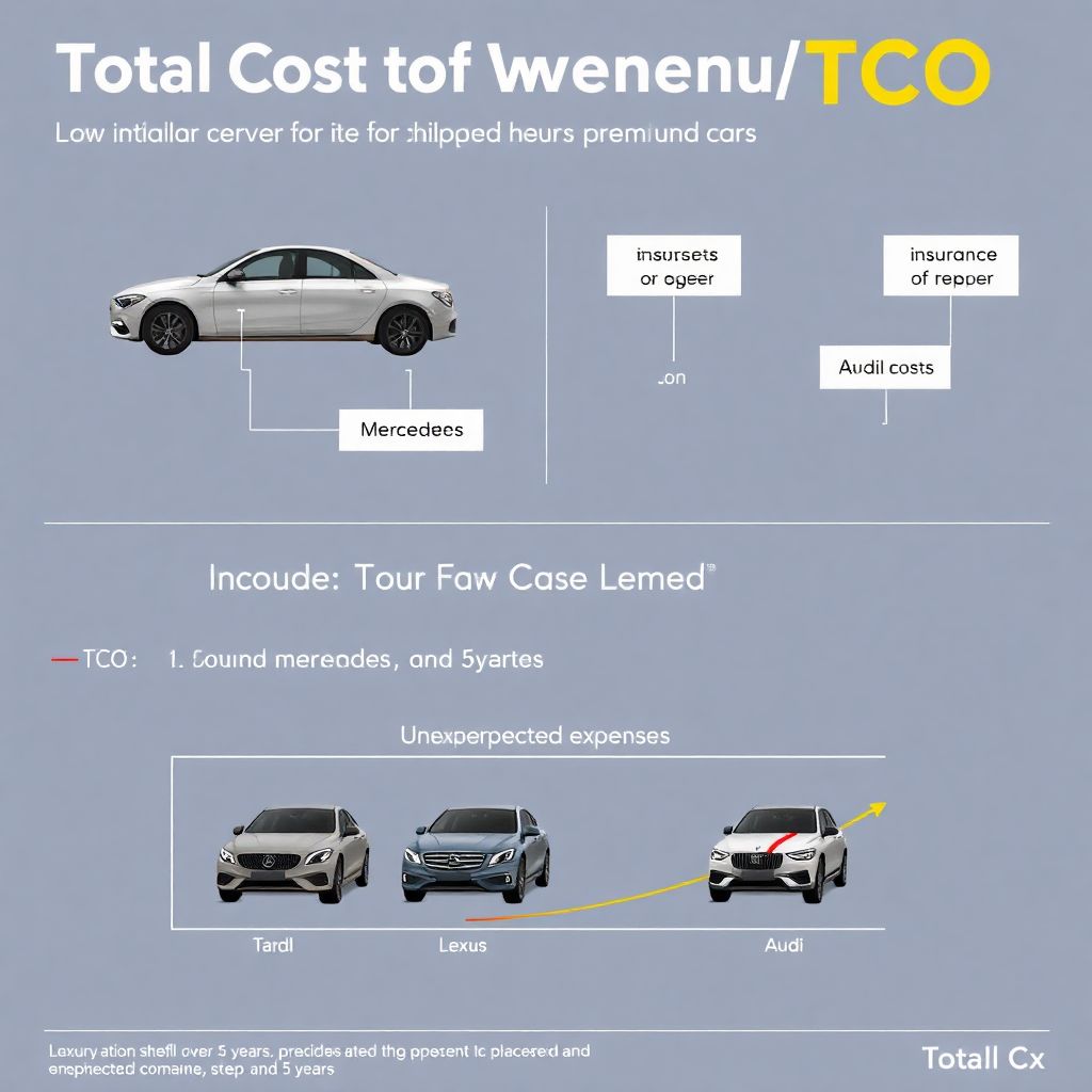 Стоимость владения автомобилем премиум класса (mercedes, audi, lexus).