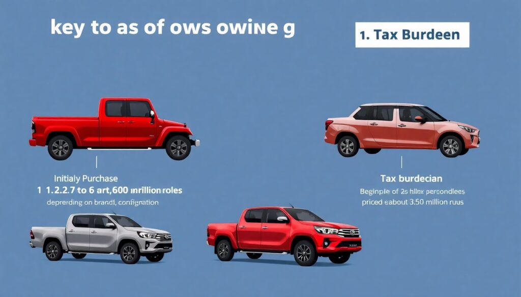 Стоимость владения пикапом в России: основные расходы и факторы влияния Стоимость владения пикапом в России. - иллюстрация
