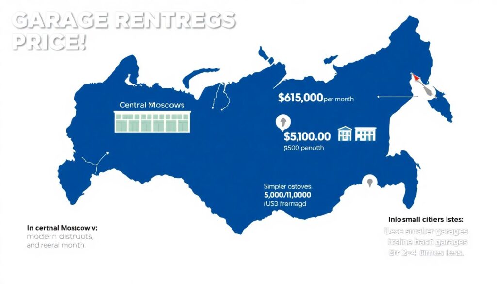 Стоимость аренды гаража или парковочного места. - иллюстрация