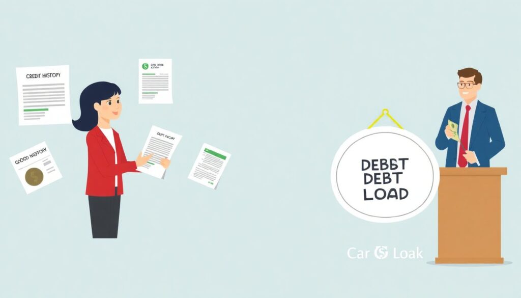 Как влияет кредитная нагрузка на одобрение автокредита. - иллюстрация