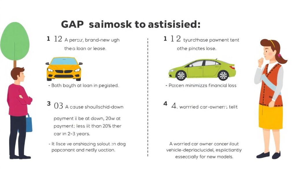 Страхование GAP: защита от потери стоимости нового авто. - иллюстрация