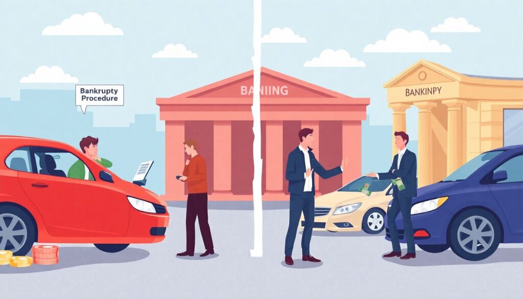 Банкротство физического лица: что будет с автомобилем и кредитом. - иллюстрация