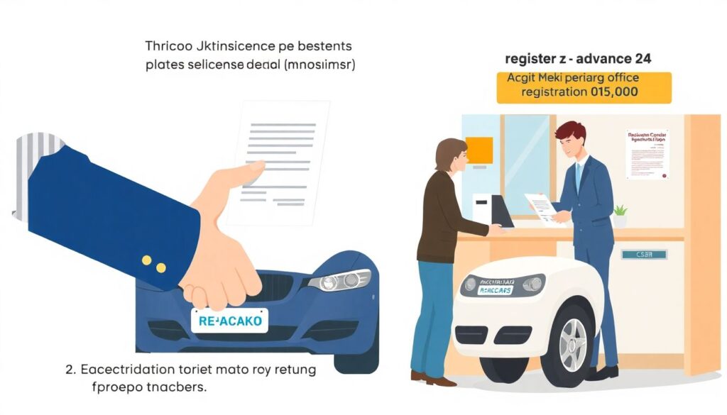 Как сохранить номера при продаже автомобиля. - иллюстрация