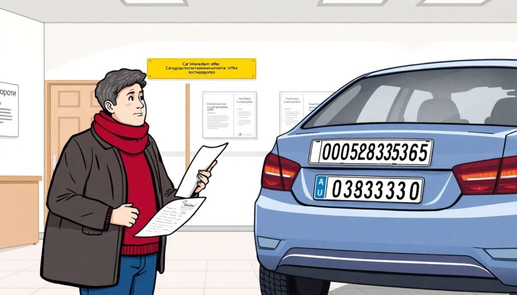 Как сохранить номера при продаже автомобиля. - иллюстрация