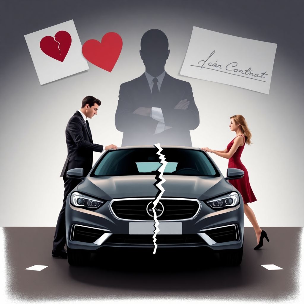 Как делят автомобиль и кредит при разводе.