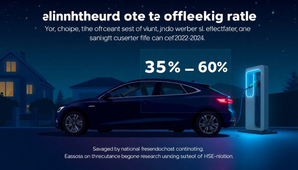 Как экономить, используя ночной тариф для зарядки электромобиля. - иллюстрация