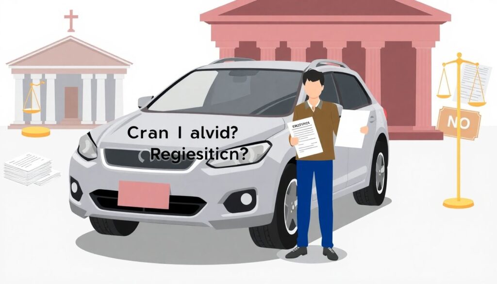 Можно ли не ставить на учет купленный автомобиль. - иллюстрация