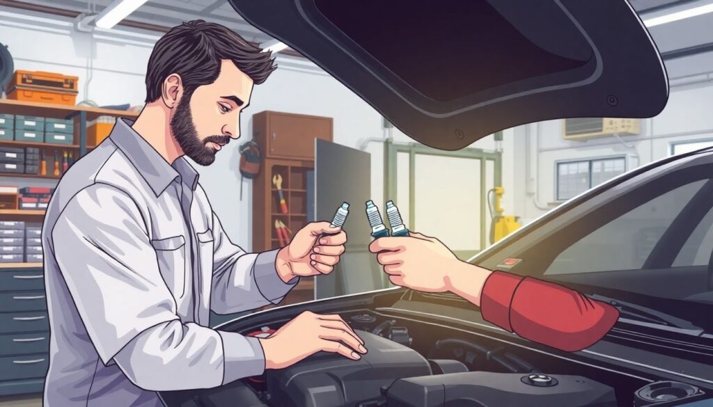 Сколько стоит замена свечей зажигания. - иллюстрация