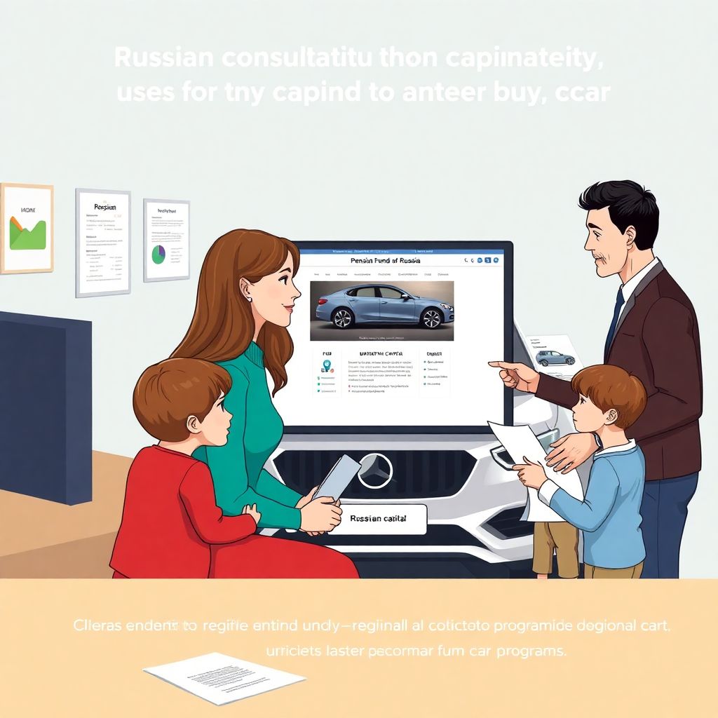 Покупка автомобиля на материнский капитал: законные способы.