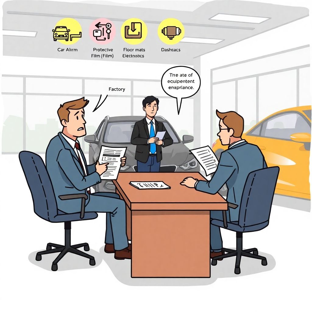 Как не переплатить за дополнительное оборудование у дилера.