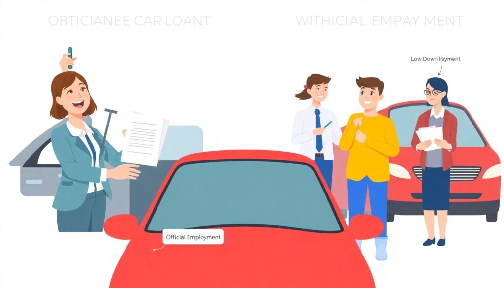 Как влияет официальное трудоустройство на получение автокредита. - иллюстрация