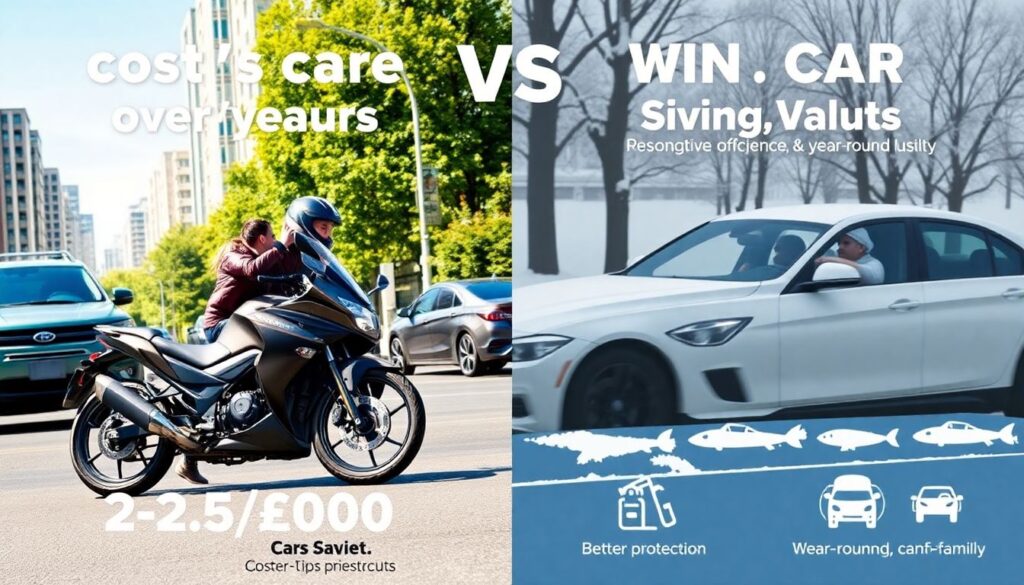 Стоимость владения мотоциклом: сравнение с автомобилем. - иллюстрация