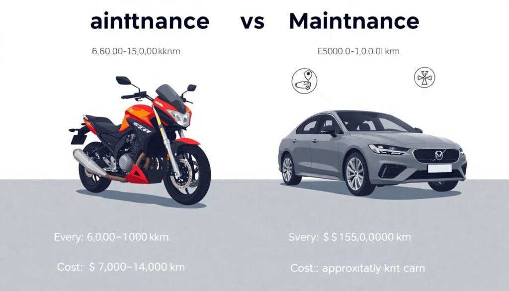 Стоимость владения мотоциклом: сравнение с автомобилем. - иллюстрация