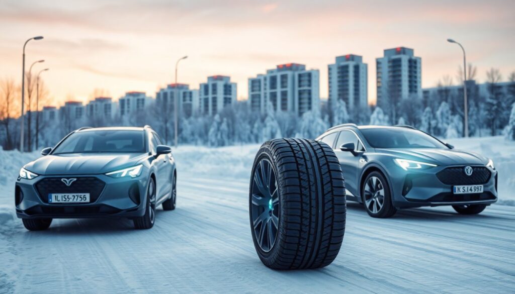 Как выбрать зимние шины: шипы или липучка с точки зрения экономии. - иллюстрация