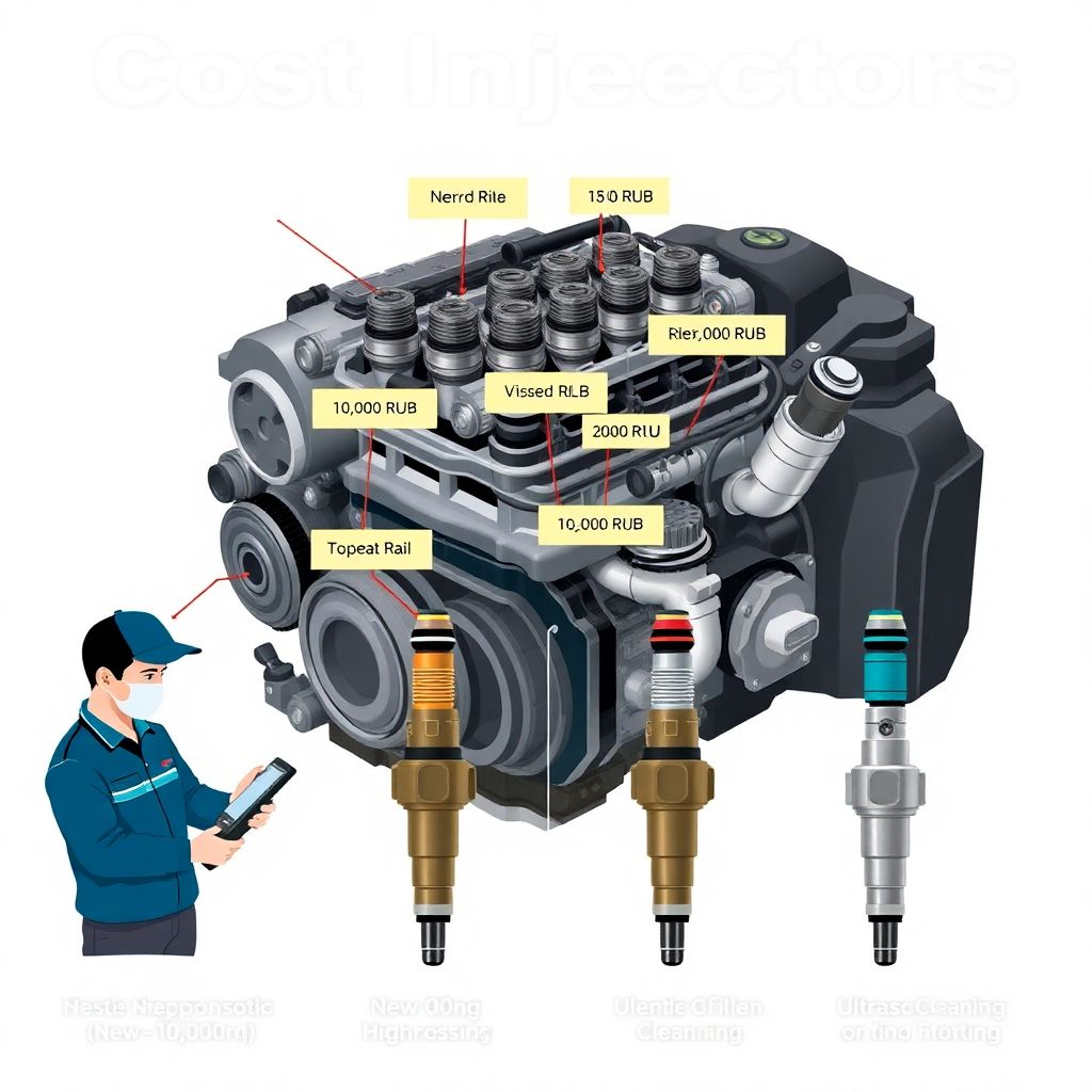 Сколько стоит замена форсунок на дизельном двигателе.