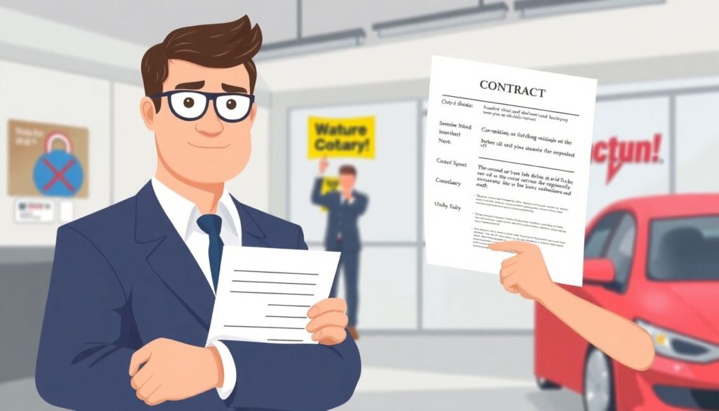 Покупка автомобиля у серого дилера: как избежать обмана при выборе автосалона Покупка автомобиля в автосалоне серого дилера: как не быть обманутым. - иллюстрация