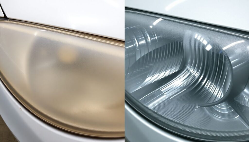 Расходы на полировку фар: сколько стоит восстановление прозрачности фар автомобиля Расходы на полировку фар. - иллюстрация