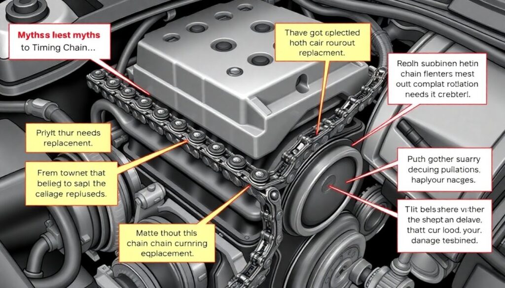 Сколько стоит замена цепи ГРМ. - иллюстрация