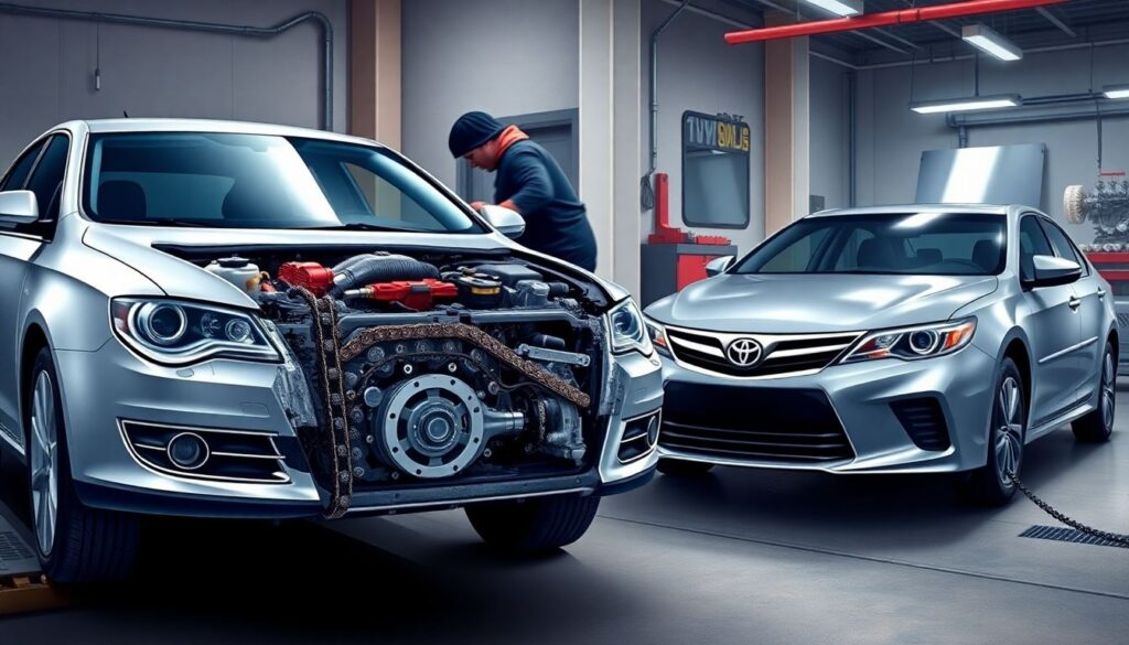 Сколько стоит замена цепи ГРМ. - иллюстрация