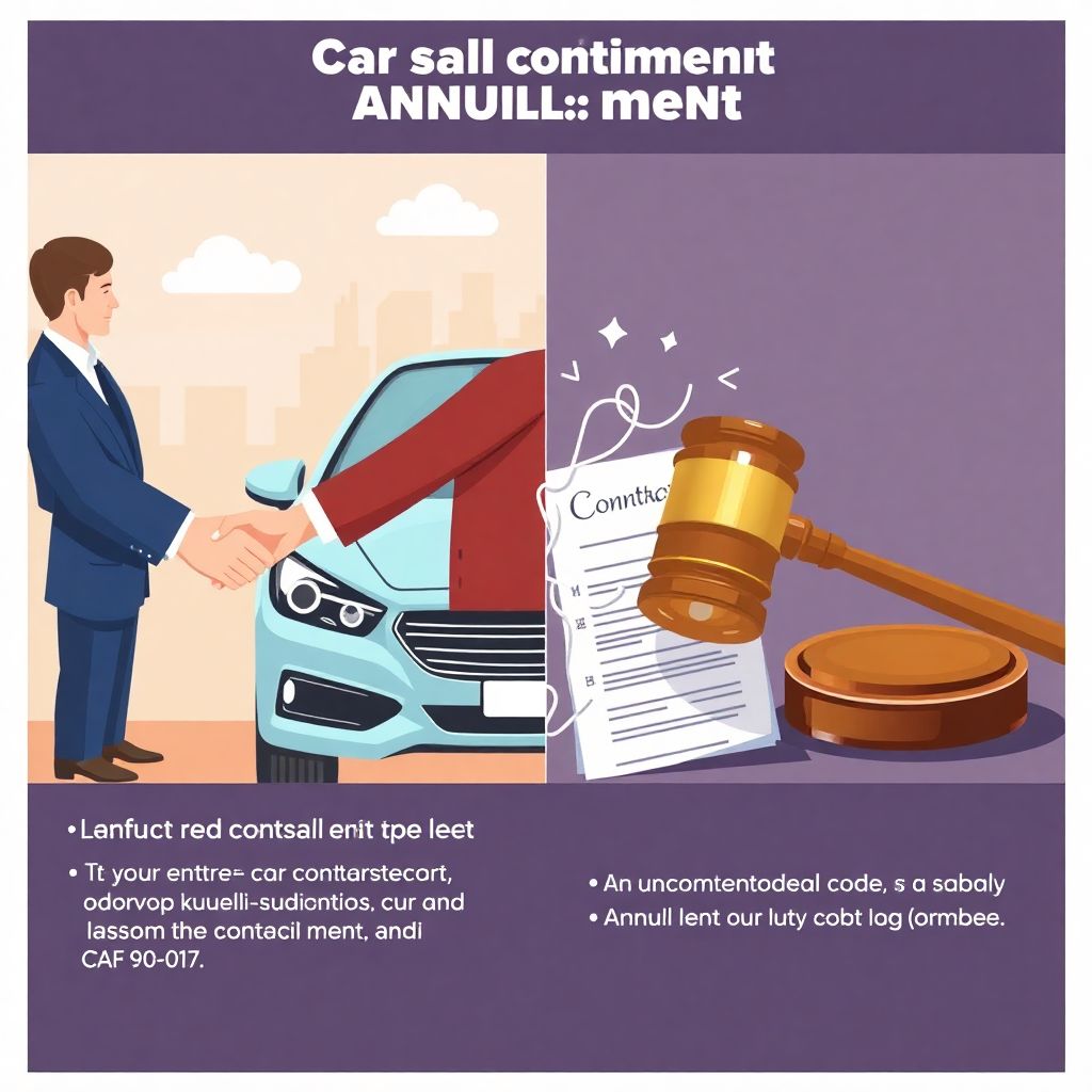 Как аннулировать договор купли продажи автомобиля.