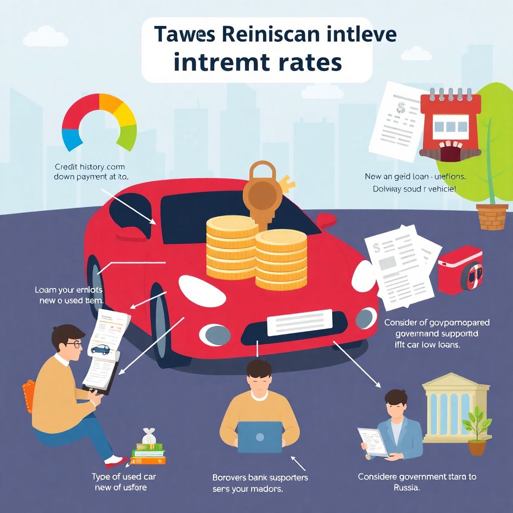 Как получить лучшую процентную ставку по автокредиту.