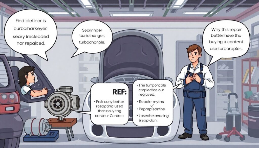 Сколько стоит ремонт турбины. - иллюстрация