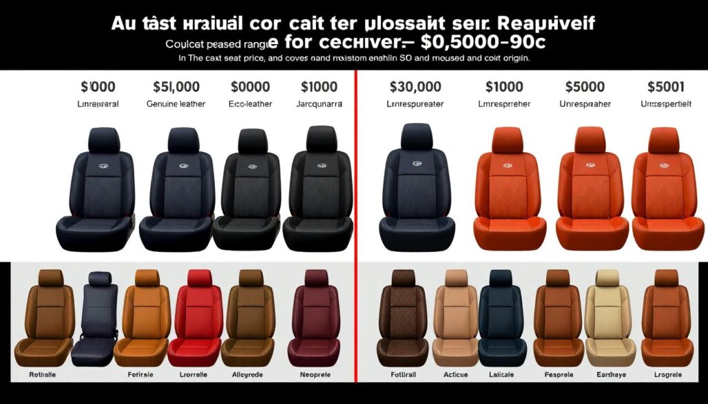 Расходы на качественные чехлы для сидений. - иллюстрация