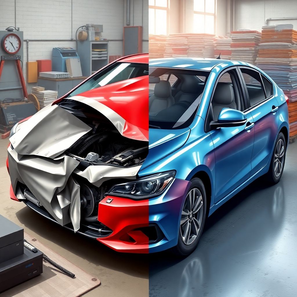 Покупка автомобиля, восстановленного после тотальной гибели.