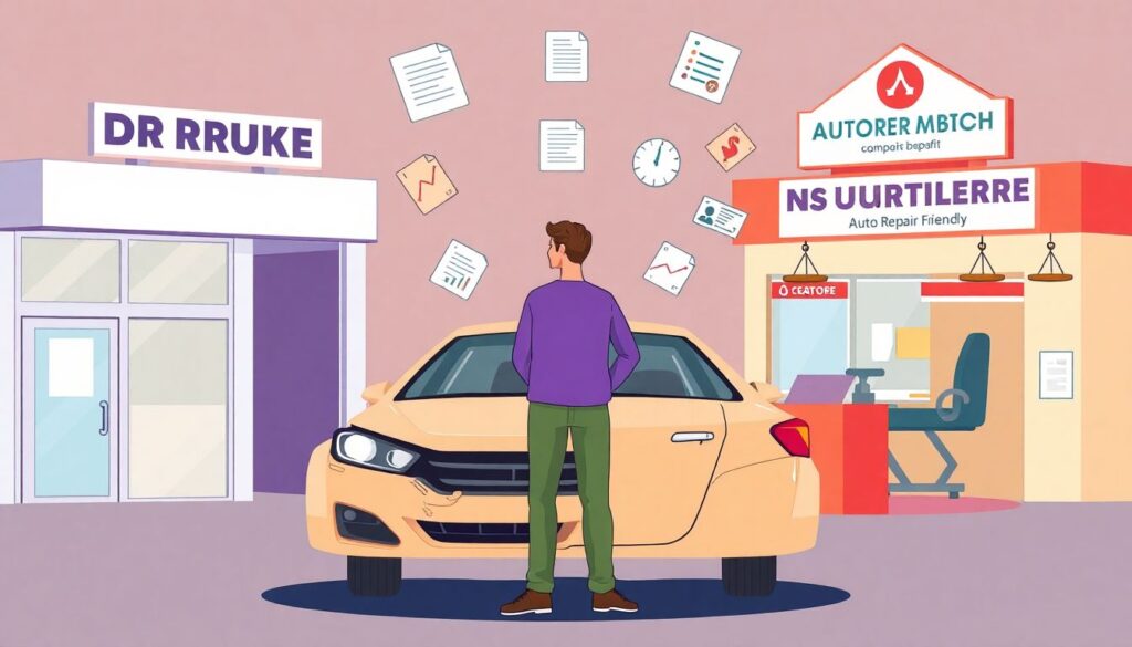 КАСКО: как выбрать ремонт у дилера или на СТОА по выбору страховой компании Как выбрать между КАСКО с ремонтом у дилера или на СТОА по выбору страховой. - иллюстрация