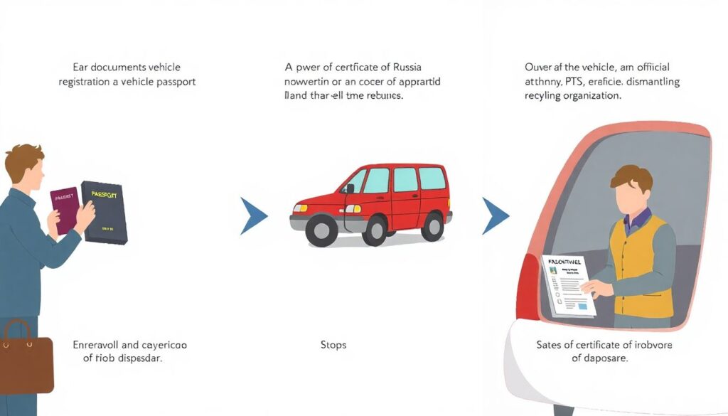 Как снять автомобиль с учета для утилизации быстро и без лишних затрат Как снять автомобиль с учета для утилизации. - иллюстрация