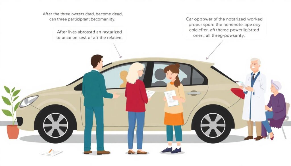 Как продать унаследованный автомобиль при наличии нескольких наследников Как продать унаследованный автомобиль, если наследников несколько. - иллюстрация