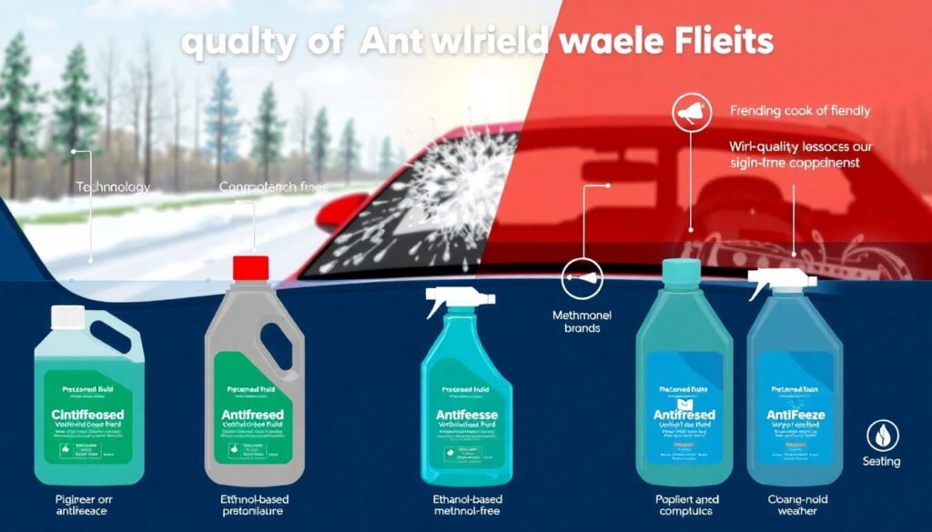 Расходы на качественную незамерзающую жидкость. - иллюстрация