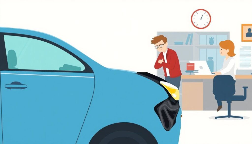 Как получить возмещение, если автомобиль был поврежден на парковке. - иллюстрация