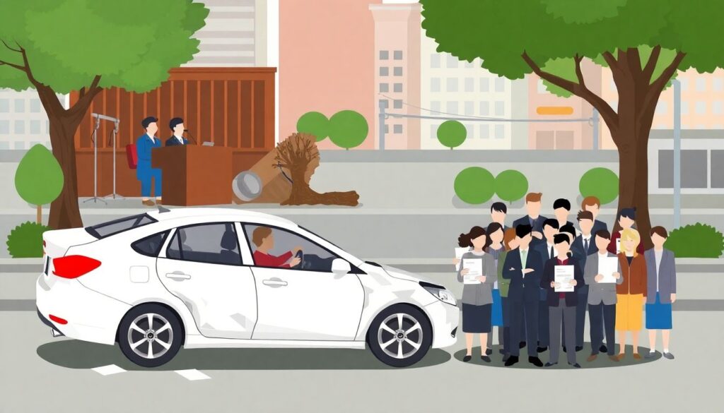 Как получить компенсацию, если ваш автомобиль пострадал в результате стихийного бедствия. - иллюстрация