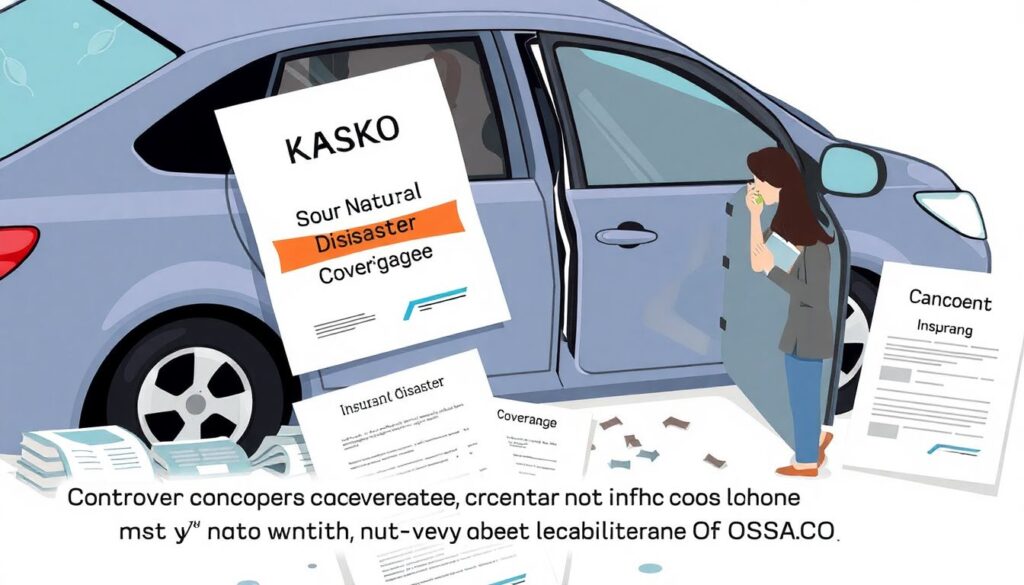 Как получить компенсацию, если ваш автомобиль пострадал в результате стихийного бедствия. - иллюстрация