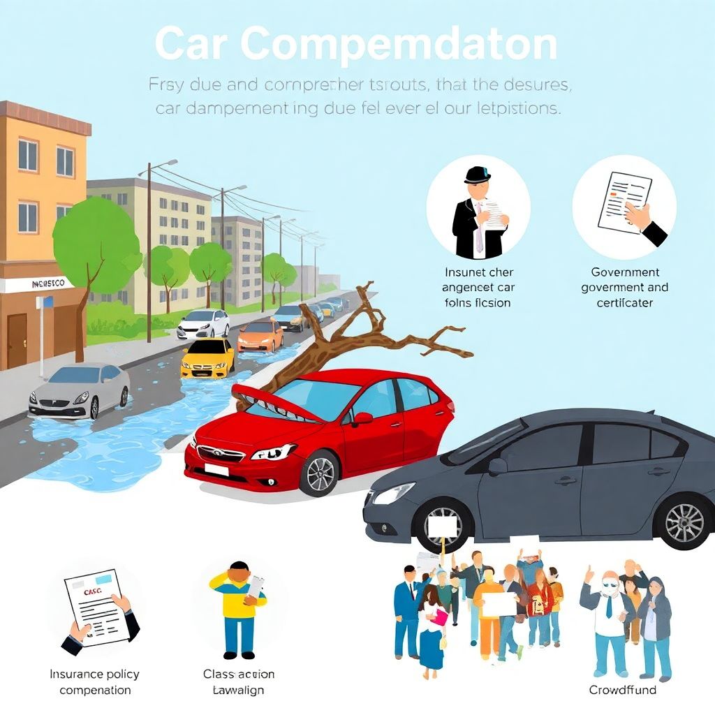Компенсация за ущерб автомобилю от стихийного бедствия — как получить выплату Как получить компенсацию, если ваш автомобиль пострадал в результате стихийного бедствия.