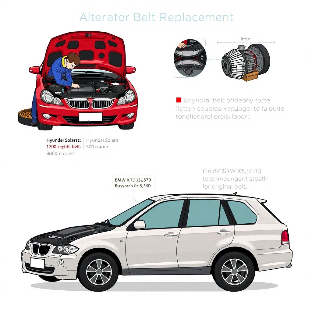 Замена ремня генератора — сколько стоит и от чего зависит цена услуги Сколько стоит замена ремня генератора.