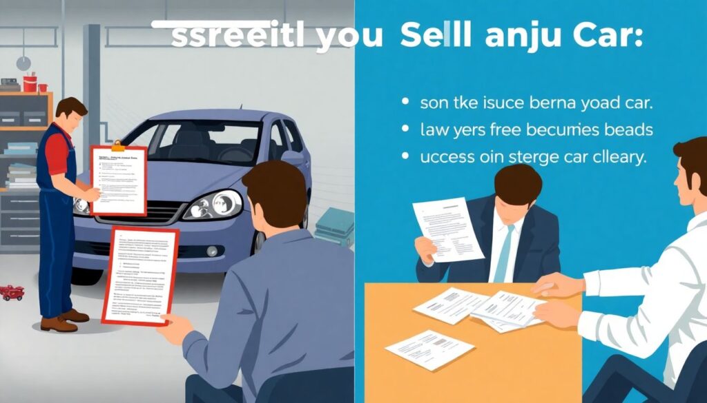 Как продать проблемный автомобиль: с юридическими или техническими сложностями. - иллюстрация