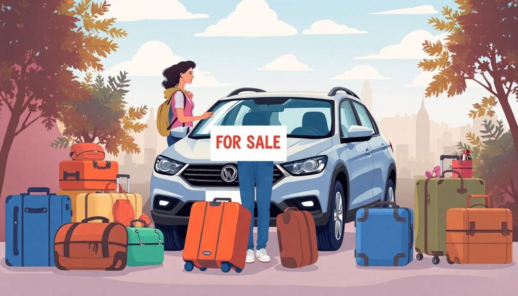 Как продать автомобиль перед переездом на ПМЖ за границу без лишних хлопот Как продать автомобиль, если вы уезжаете на ПМЖ в другую страну. - иллюстрация