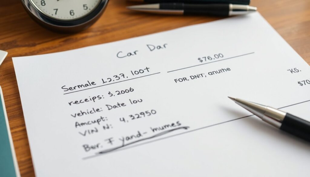 Как составить расписку в получении денег за автомобиль. - иллюстрация