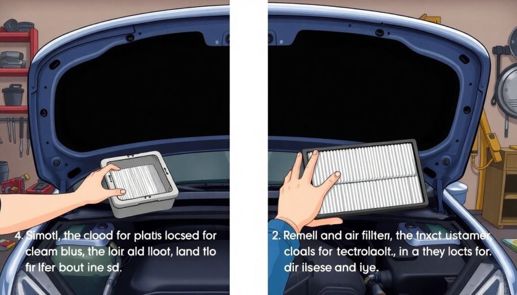 Замена воздушного и салонного фильтров — сколько стоит процедура в 2024 году Сколько стоит замена воздушного и салонного фильтров. - иллюстрация