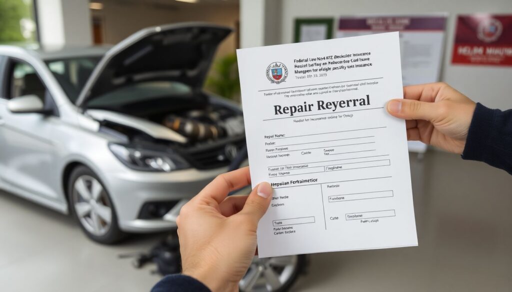 Как получить направление на ремонт по ОСАГО в желаемый сервис. - иллюстрация