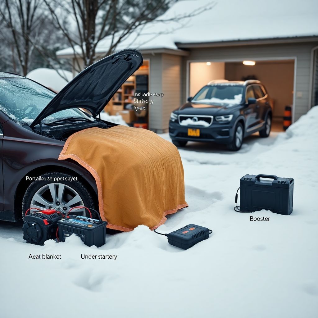 Расходы на автоодеяло и другие средства для зимнего запуска.