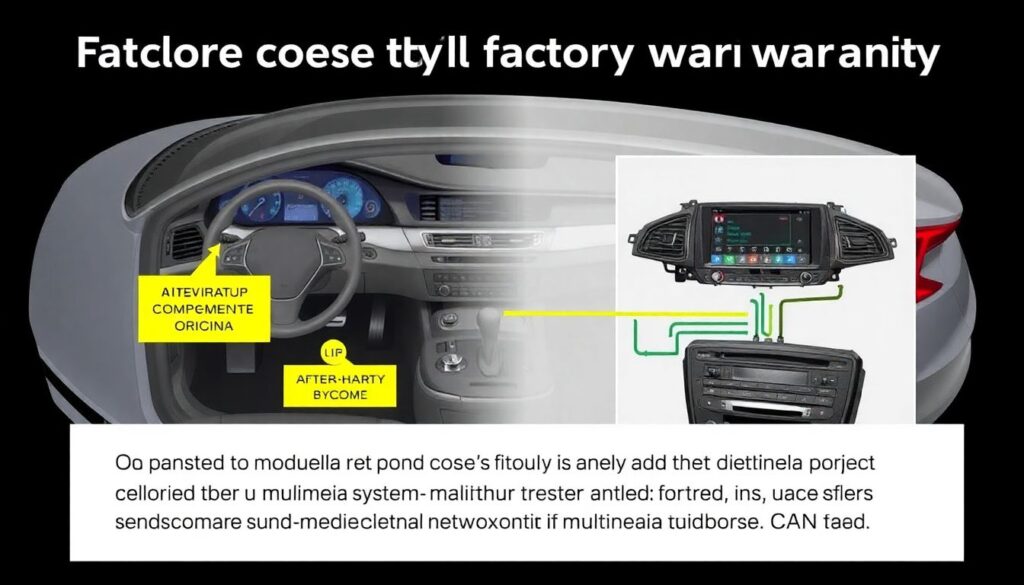 Установка нештатной мультимедиа: как влияет на гарантию и стоимость автомобиля Как влияет установка нештатной мультимедиа на гарантию и стоимость авто. - иллюстрация