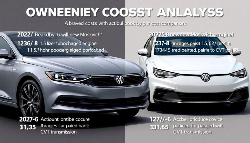 Новый Москвич 6 или подержанная toyota camry: что выгоднее выбрать по цене Новый Москвич 6 или подержанная Toyota Camry: финансовое сравнение. - иллюстрация