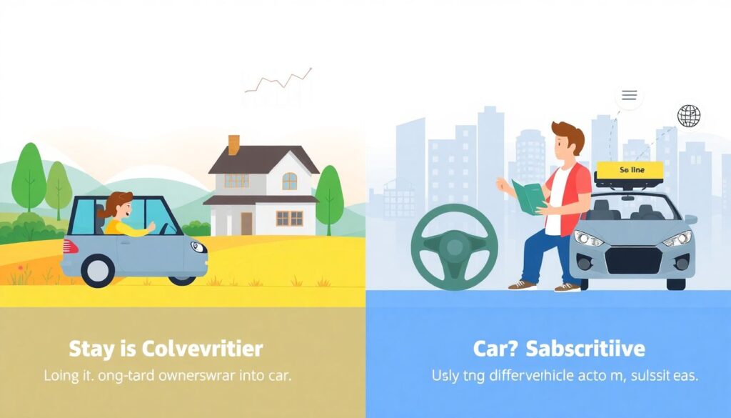 Что выгоднее: свой автомобиль или долгосрочная аренда (подписка). - иллюстрация