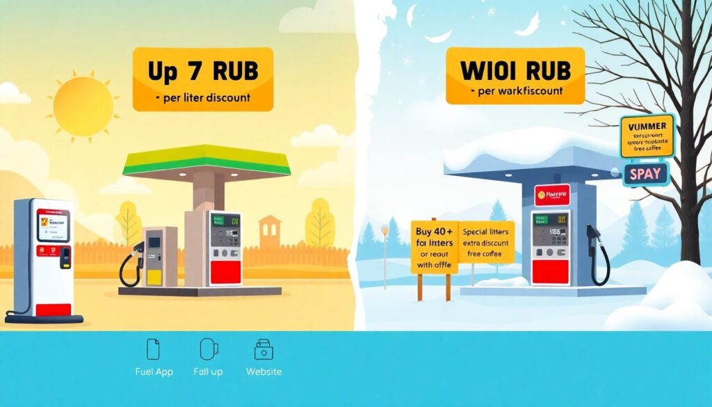 Экономия на топливе с топливными картами для физических лиц без лишних затрат Экономия на топливе с помощью топливных карт для физических лиц. - иллюстрация