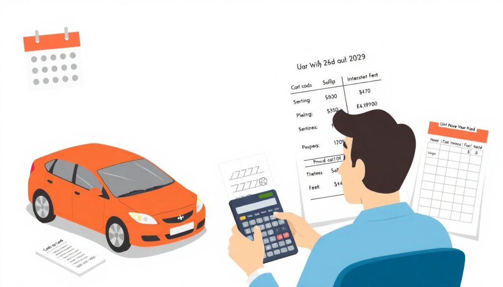 Выгоден ли кредит на карту для покупки недорогого автомобиля. - иллюстрация